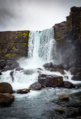Waterfall in Iceland