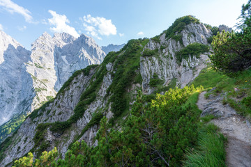 Kaiserbachtal Weg zum Stripsenjochhaus