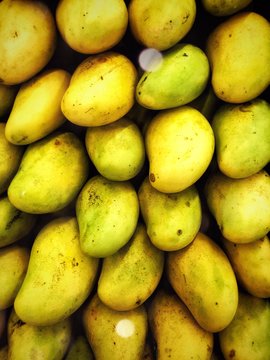 Yellow Mangos Overhead Supermarket