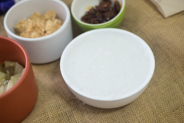Soft-boiled rice,Thai food