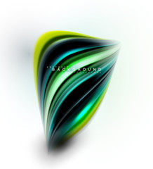 Fluid liquid mixing colors concept on light grey background, wave and swirl curve flow line, trendy abstract layout template for business presentation, app wallpaper banner, poster or wallpaper