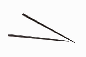 Chopsticks isolated on white background.