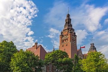Stettin, Regierungsgebäude auf der Hakenterasse