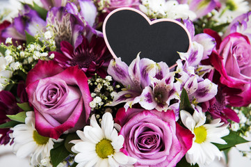 Bouquet of pink flowers