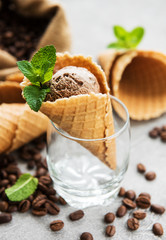 Coffee ice cream