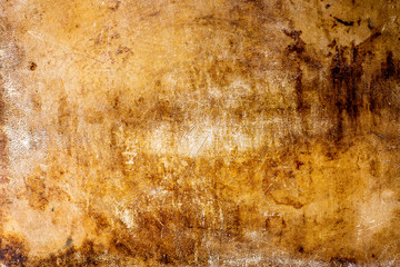 Photo of Old, rusty, scratched metal surface, perfect for a background