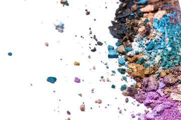 eyeshadow isolated on white background.