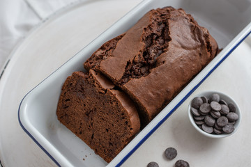 Schokoladen Bananen Brot 