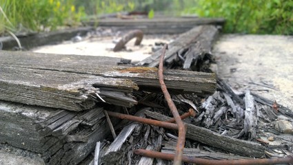 Abandoned factory of the USSR