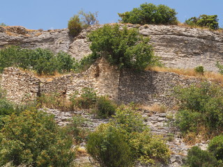 Old fortification in a small village