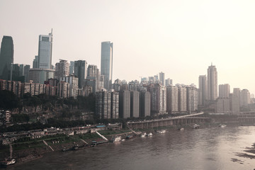 cityscape of the chongqing china