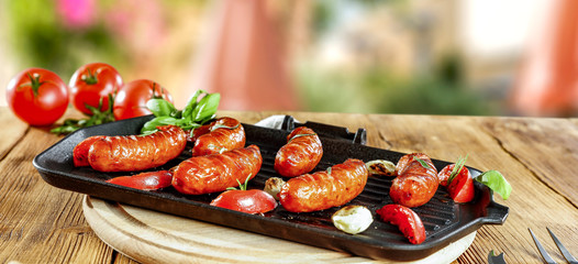 grill and free space for your decoration. 