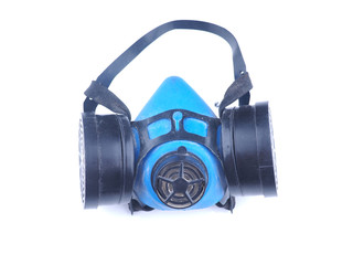 respirator on white background