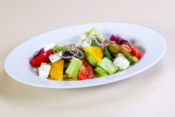 Traditional Greek salad