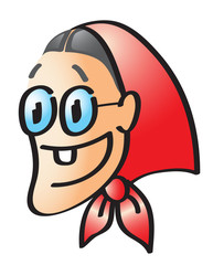 old lady icon vector illustration