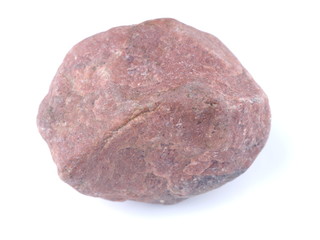 stone on white background