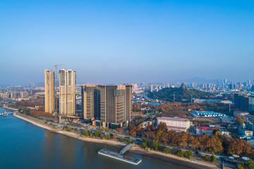 Fototapeta premium Nanjing City, Jiangsu Province, urban construction landscape