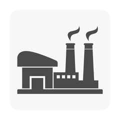 factory icon black