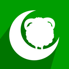 Illustration of background for the occasion of Muslim festival Eid-al-adha 
