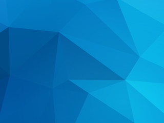 blue mosaic triangle pattern