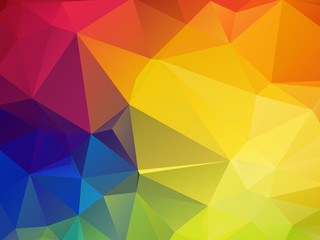 colorful mosaic triangle background