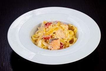 Delicious cheese pasta