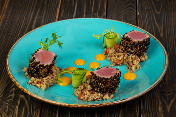 Roasted tuna fillet