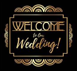 Beautiful, Stylish Art Deco Party Poster vector