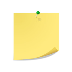 Yellow sticky note
