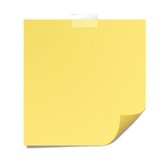 Yellow sticky note