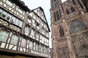 Obraz premium Strasbourg cathedral view