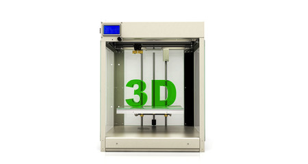 Stampa 3d, stampante, prototipazione rapida, tecnologia, illustrazione 3d