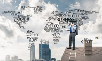 Concept of home security and privacy protection with camera head