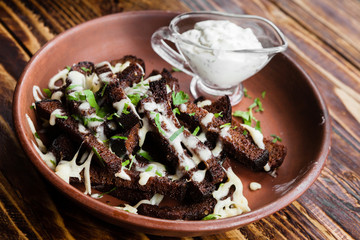 variety of Georgian dishes and snacks