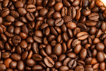 Coffee beans background