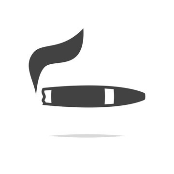 Cigar Icon Vector Isolated