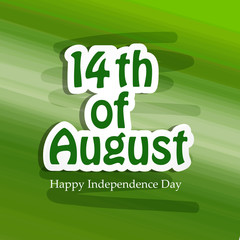 Illustration of background for Pakistan Independence Day