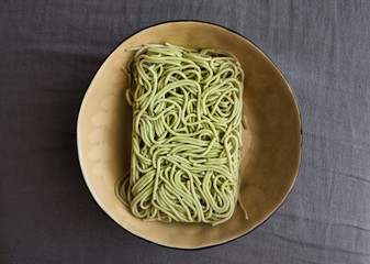 pâtes spaghettis rectangle bio design