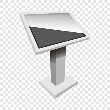 Reseption mockup. Realistic illustration of reseption vector mockup for on transparent background