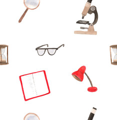 Scientific work elements.