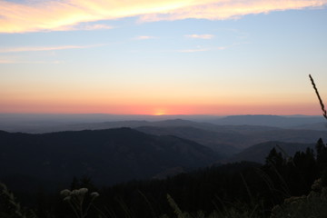 Obraz premium Bogus Basin, Sunset 
