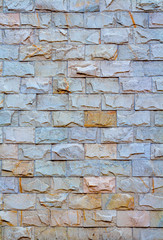 colored stone wall