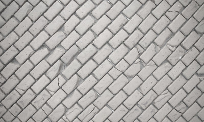 cobblestone walkway (diagonal)