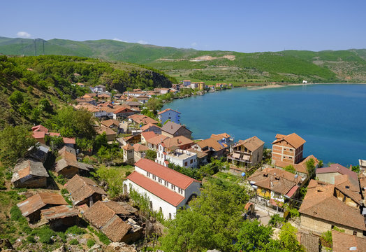 Albania, Korca, Lin, Lake Ohrid
