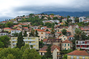 Fototapeta na wymiar Seaside town in Montenegro