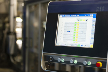 Device screen in factory