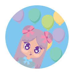 Kawaii girl design