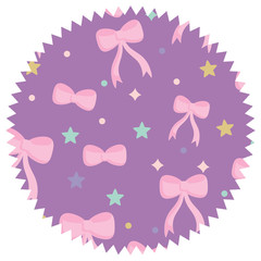 stars and bows pattern