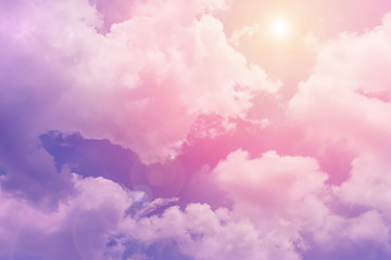 Fototapeta premium abstract cloud pastel background