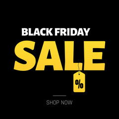 Obraz premium Black Friday Sale